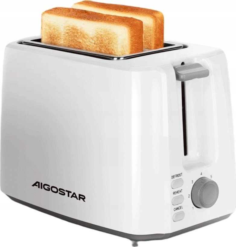 Toster Aigostar Toster Do Kanapek Opiekacz 7 Poziomów 750W 2Kromki