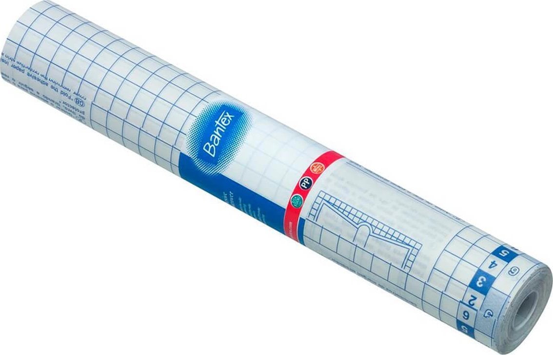 Bantex Bogplast, 300 mm x 10 m, blank, 80 µm