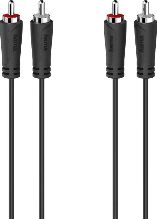 Kabel Hama RCA (Cinch) x2 - RCA (Cinch) x2 3m czarny (002052580000)