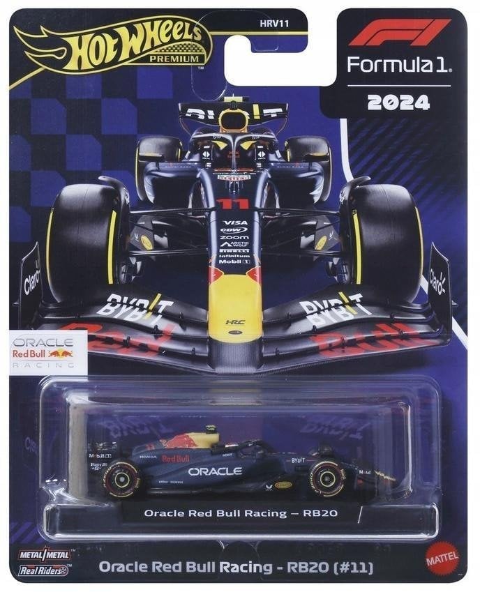 HOT WHEELS PREMIUM lenktyninis Red Bull 2024 Sergio Perez automodeliukas (JBM19)