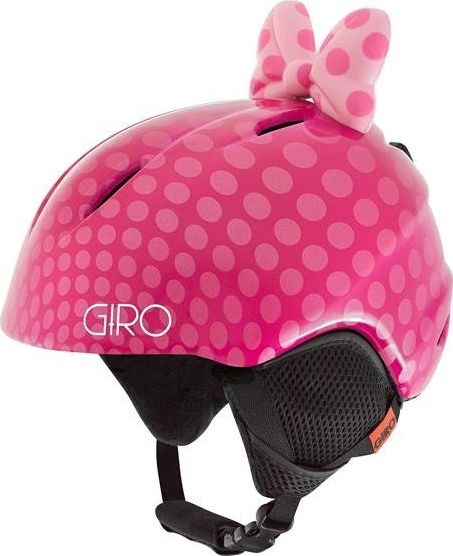 Giro Kask zimowy LAUNCH PLUS pink bow polka dots roz. S (52-55.5 cm)