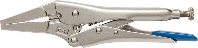 Högert Technik Szczypce zaciskowe - wydłużone, proste szczęki HT1P384