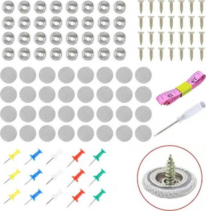 Aptel Zestaw do Naprawy Podsufitki Samochodowej 62 elementy DA107