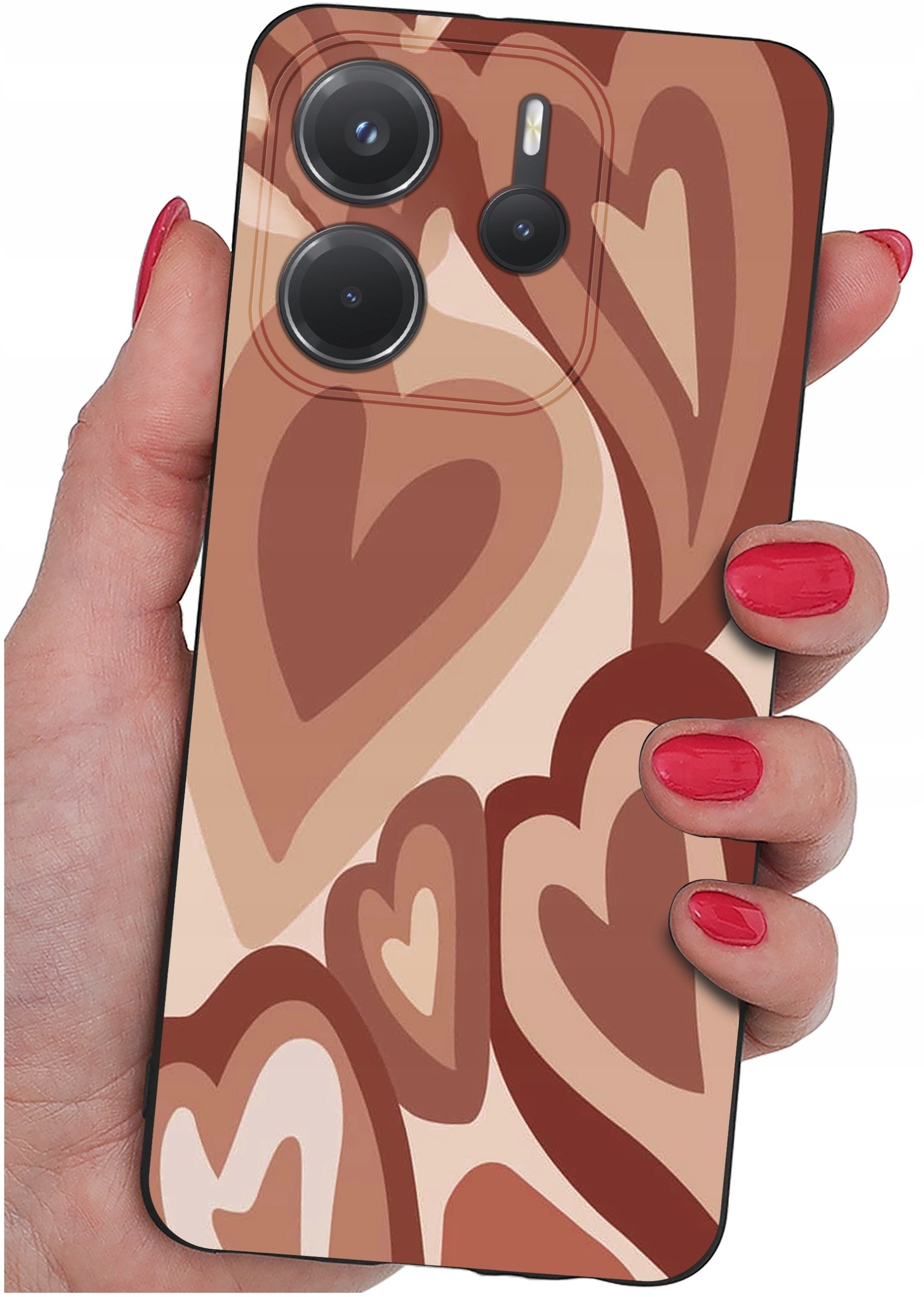 ETUI do Xiaomi Redmi Note 14 4G | WZORY | SILIKONOWE MATT CASE + SZKŁO 9H