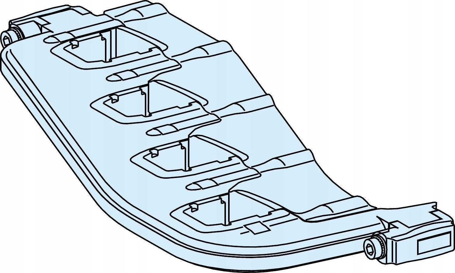 Schneider Electric Wspornik do szyn pionowo/ boczny LINERGY LVS04651