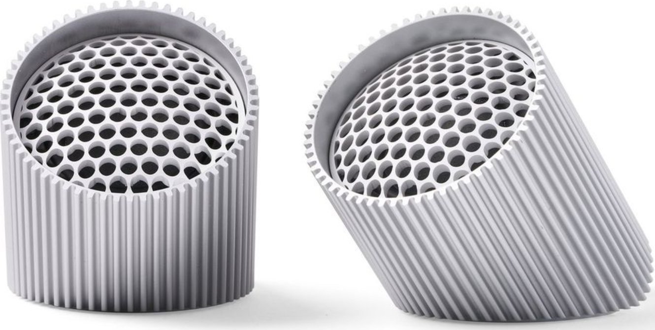 Głośnik Lexon Lexon Ray Speaker Magnetic Bluetooth Speaker Set Aluminum/Aluminum LA132RA3