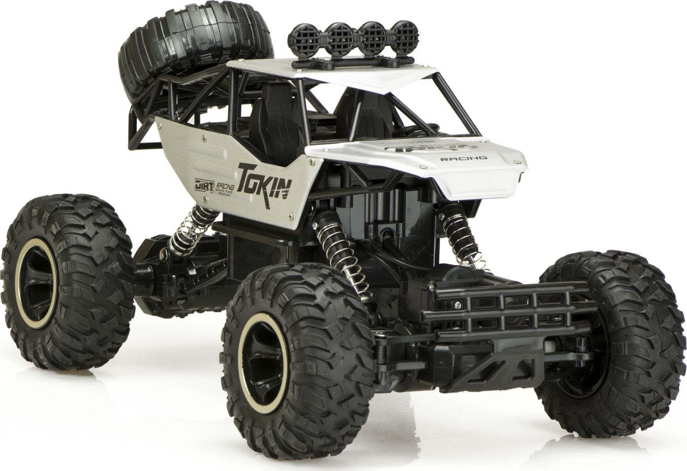 KIK Samochód RC Rock Crawler 1:12 4WD metal srebrny