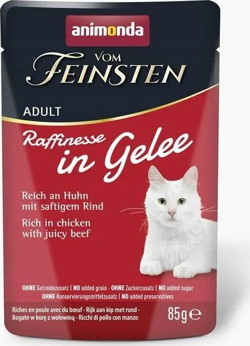 ANIMONDA Vom Feinsten Raffinesse rich in chicken with beef 85g