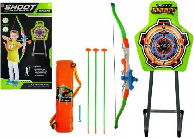 Lean Sport Zestaw Strzelecki Łuk Tarcza Kołczan Strzały