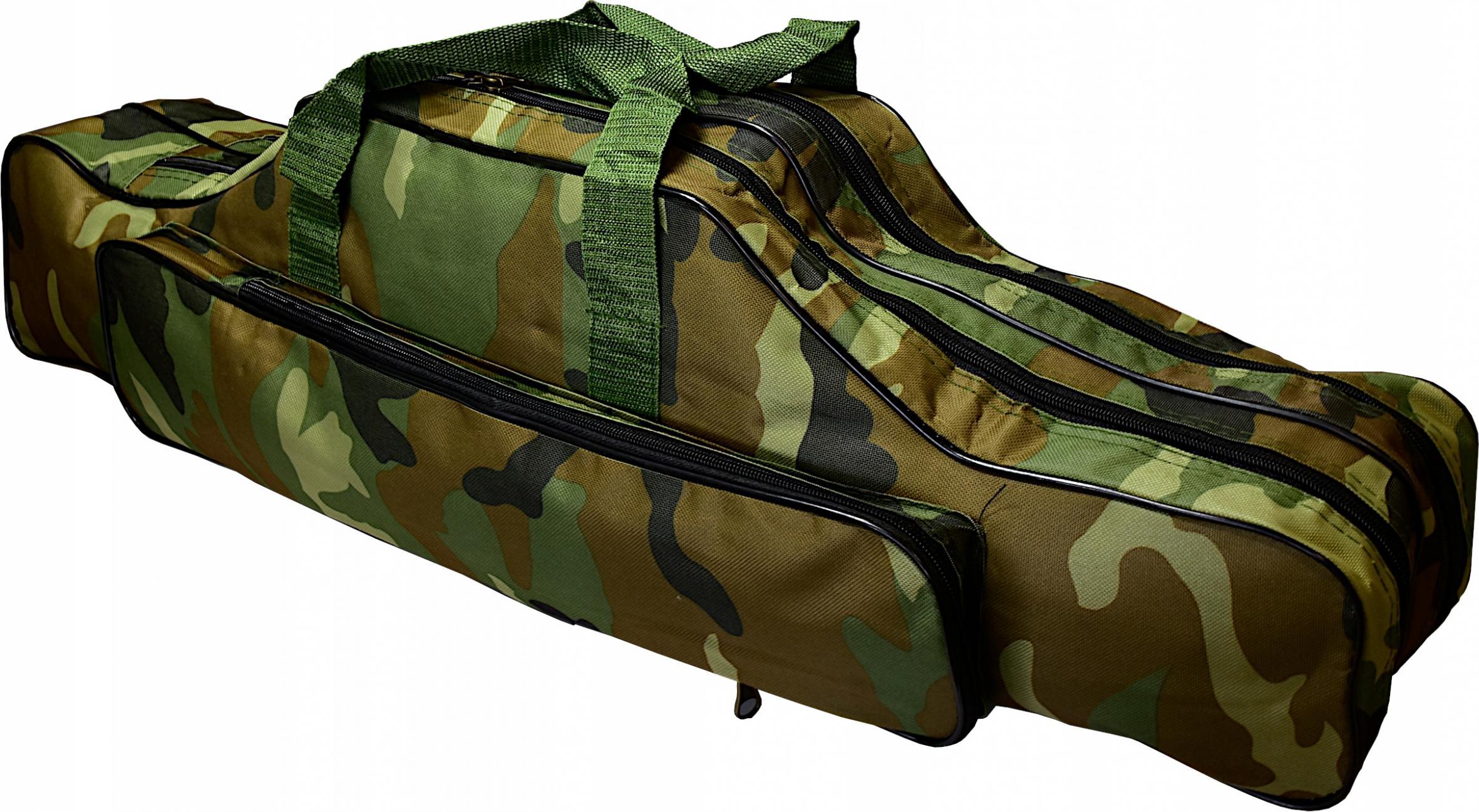 Miracle Fish POKROWIEC NA WĘDKI 2 KOMORY 80 cm boczna kieszeń