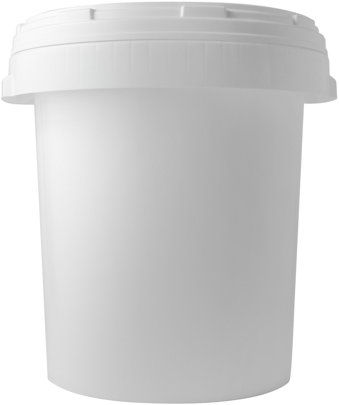 BUCKET PLASTIC FOOD WITH COVER 52L WHITE