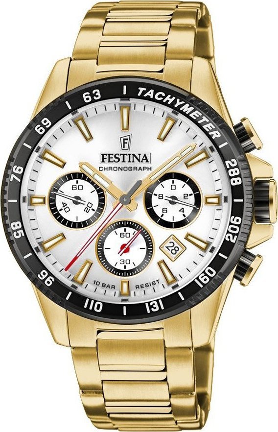 Zegarek Festina Zegarek męski Festina F20634-1 złoty