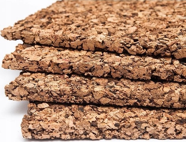 Terra Natura Tło do terrarium, Płyta korkowa jasna 50x50x2 cm (kraj pochodzenia : Portugalia)