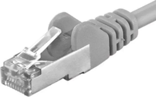 PremiumCord PREMIUMCORD Patch kabel CAT6a S-FTP, RJ45-RJ45, AWG 26/7 0,25m szary