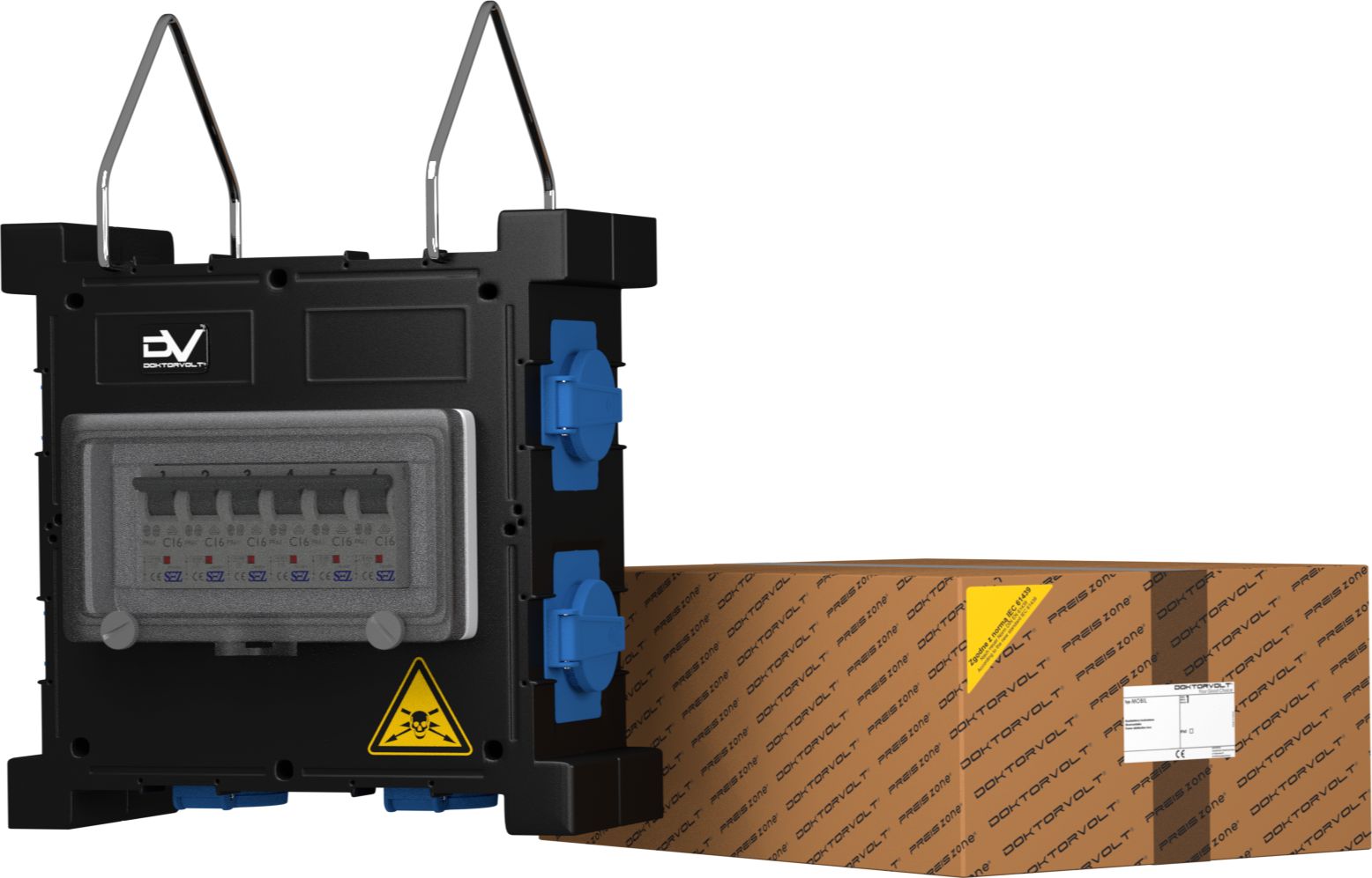 Doktorvolt Rozdzielnica wisząca Mobil-S 6x230V Doktorvolt 0717