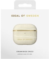 Słuchawki - Ideal of Sweden Etui na słuchawki Atelier Airpods Case Gen 3 Cream Beige