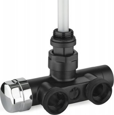 235MK50/CZARNY/APM ZAW. KĄT. MONO/CZARNY TERM. 50MM, M30X1,5 CU/PEX 1/2X3/4 // G.ZT.KT.MONO/CZARNY/APM