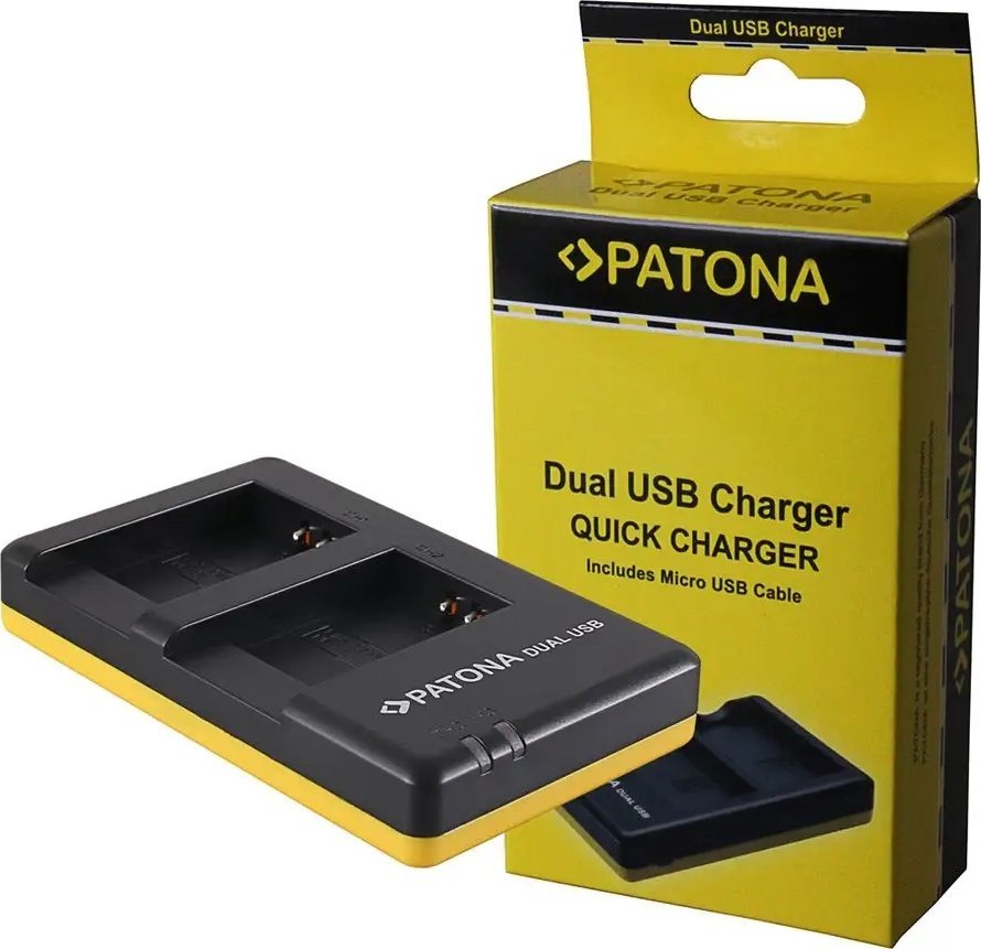 Ładowarka do aparatu Patona PATONA 1917 ładowarka akumulatorów Akumulator aparatu cyfrowego USB