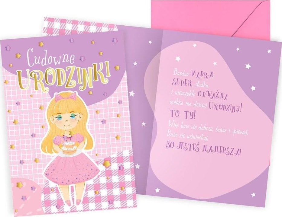 KUKARTKA KARNET PR URODZINY DZIECI PR-496