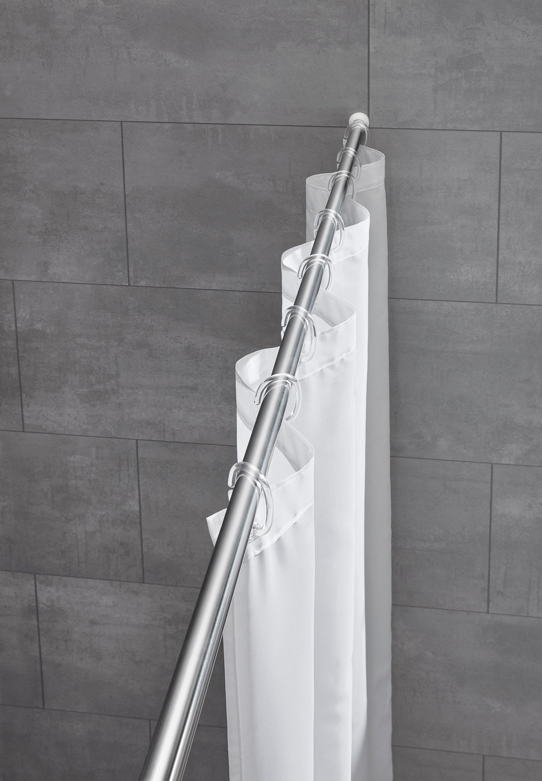 Kleine Wolke Drążek teleskopowy 21 mm 125-220 cm aluminium chrom