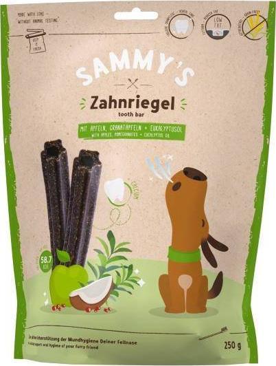 Sammy`s Sammy`S Tooth Bar 0,25g Dental Snack Jabłko, Granat