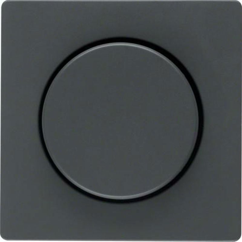 Hager Płytka czołowa z pokrętłem reg. do ściemniacza obrotowego Q.1/Q.3 antracyt 11376086