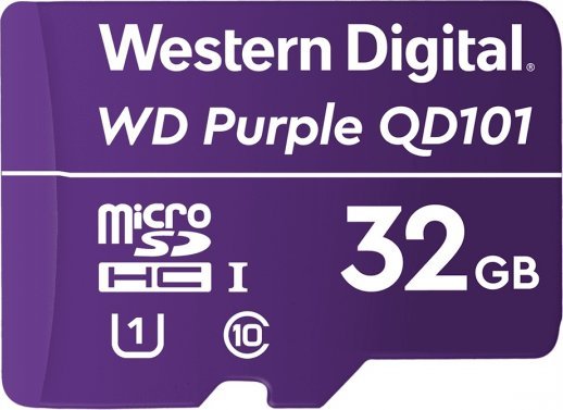 Karta WD Purple MicroSDHC 32 GB Class 10 UHS-I/U1 (WDD032G1P0C)