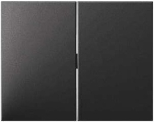 Hager Klawisz podwójny antracytowy - 14357006