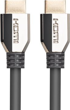Kabel Lanberg HDMI - HDMI 1m srebrny (CA-HDMI-30CU-0010-BK)
