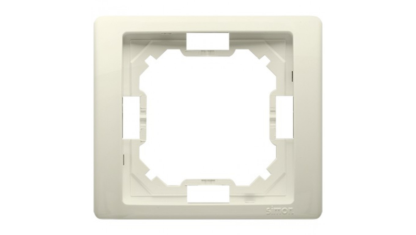 Kontakt-Simon Ramka pojedyncza NEOS beżowa- BMRC1/12