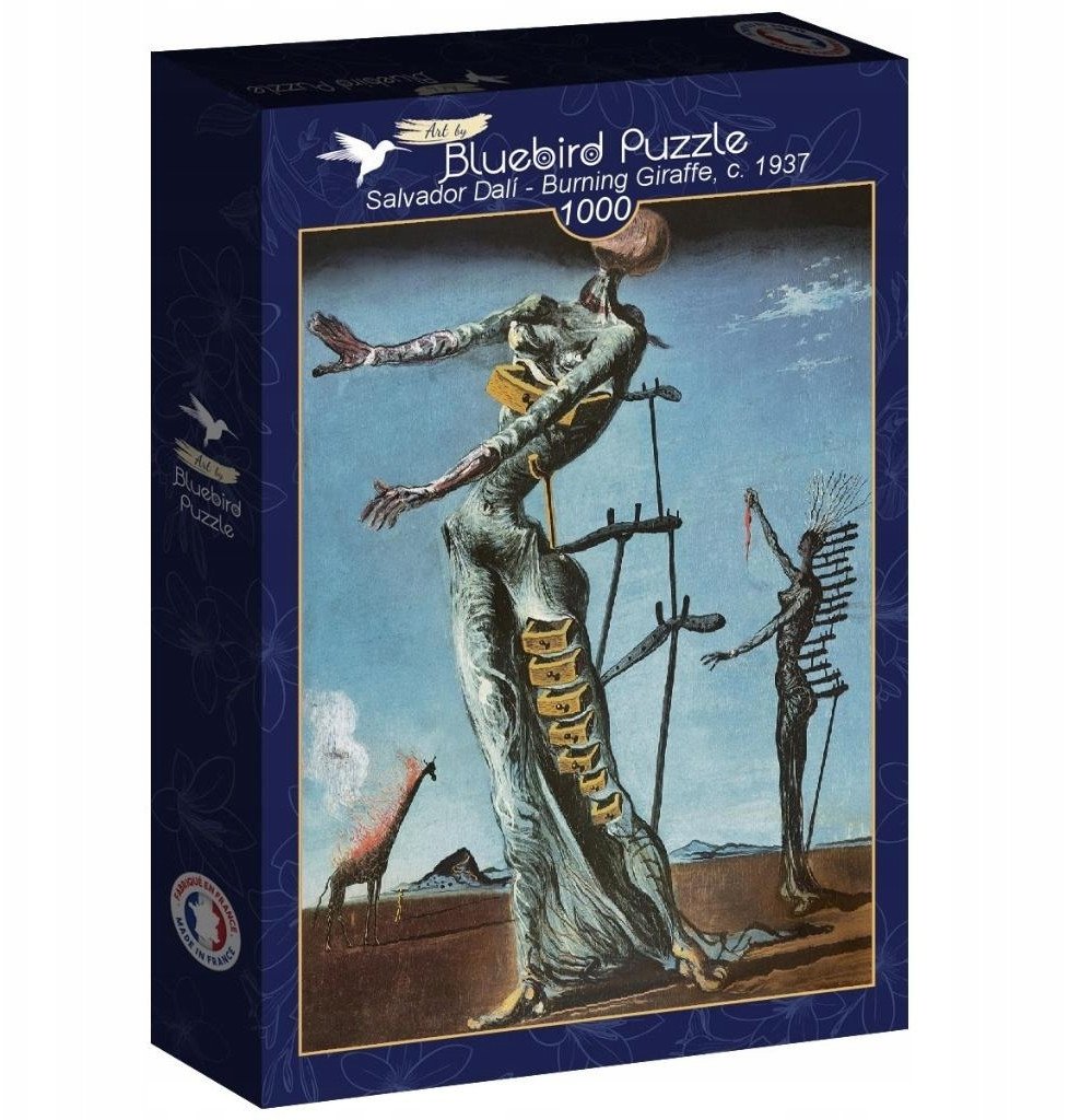Puzzle 1000 Salvador dali, Płonąca żyrafa, 1937