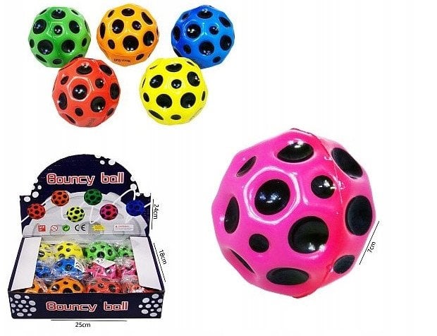 Piłka superodbijająca 7cm 12szt/box HPC04 50462