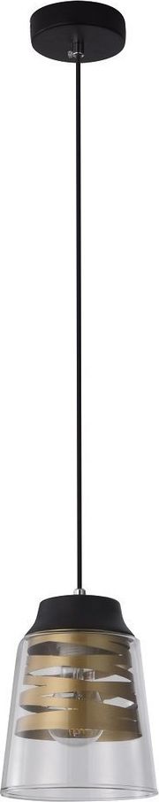 Lampa wisząca Candellux Nowoczesna lampa sufitowa złota Candellux FRESNO pojedyncza 31-78384