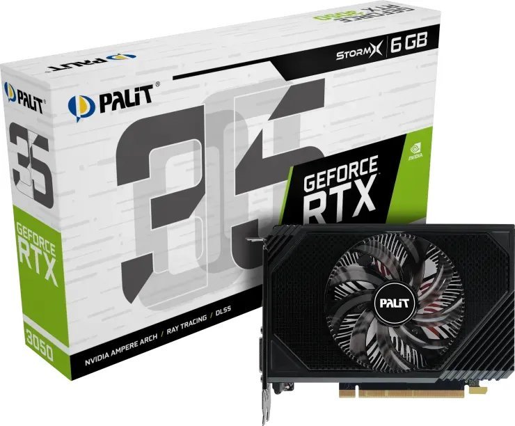Karta graficzna Palit GeForce RTX 3050 StormX 6GB GDDR6 (NE63050018JE-1070F)