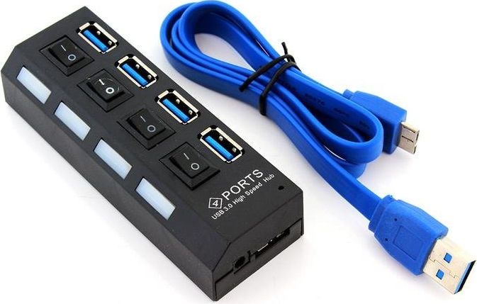 HUB USB Aptel AK244B 4x USB-A 3.0 (2335-uniw)