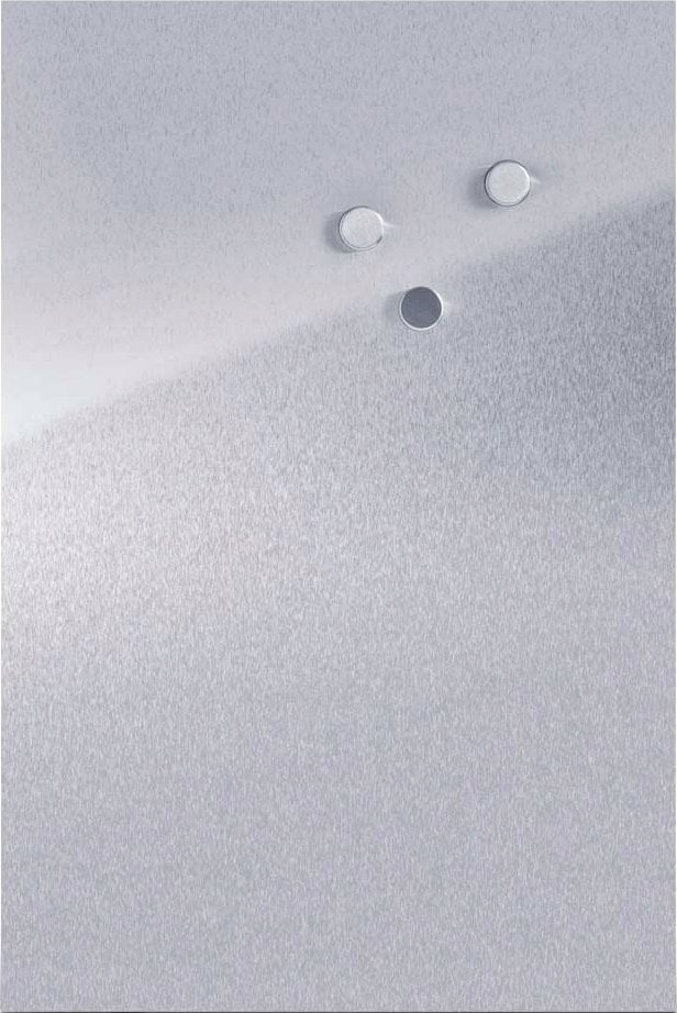 Zeller Metalowa tablica magnetyczna MEMO + 3 magnesy, 60x40 cm, ZELLER