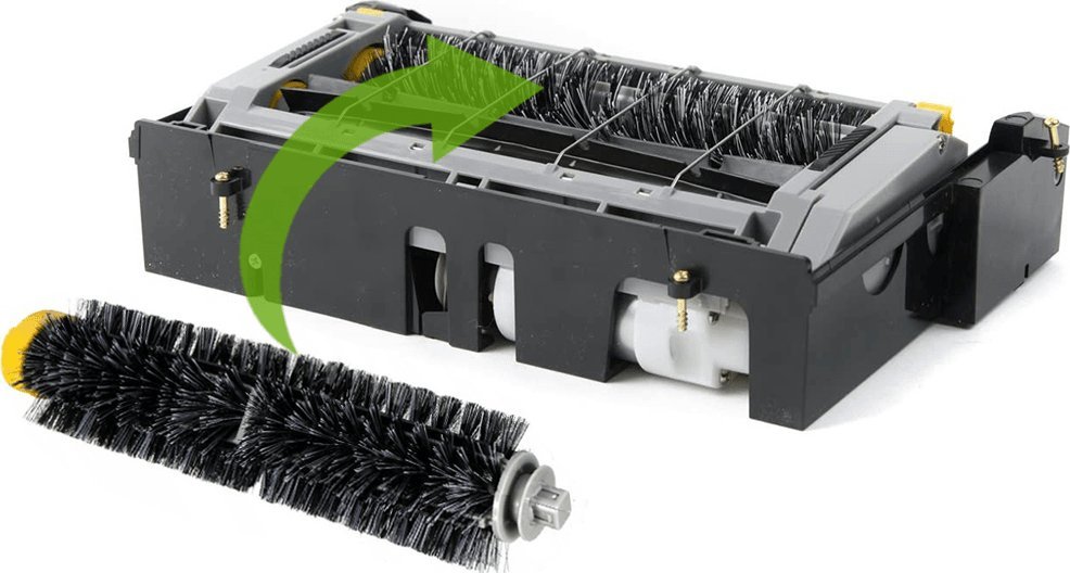 POLMAK Szczotka główna z włosiem (szara) do iRobot Roomba