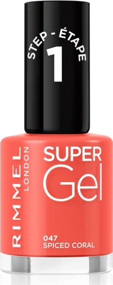 Rimmel RIMMEL London Super Gel Step1 047 Spiced Coral 12ml