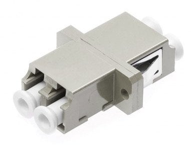 Adapter światłowodowy LC/UPC duplex, wielomodowy MM