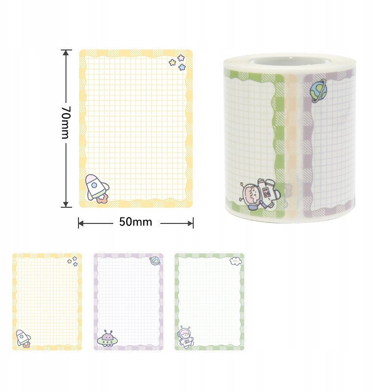 .NIIMBOT Etykiety Naklejki 50*70mm Seria B NOTATKI