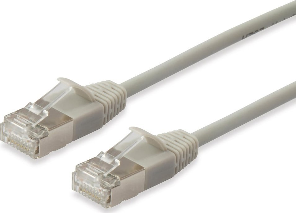 Equip Equip Patchkabel Cat6A S/FTP 2xRJ45 0.50m beige(SSTP) Slim
