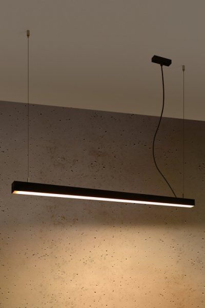 Lampa wisząca Sollux Lampa wisząca PINNE 117 czarna 3000K