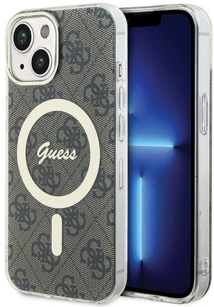 Guess GUHMP15MH4STW iPhone 15 Plus / 14 Plus 6.7" brązowy/brown hardcase IML 4G MagSafe