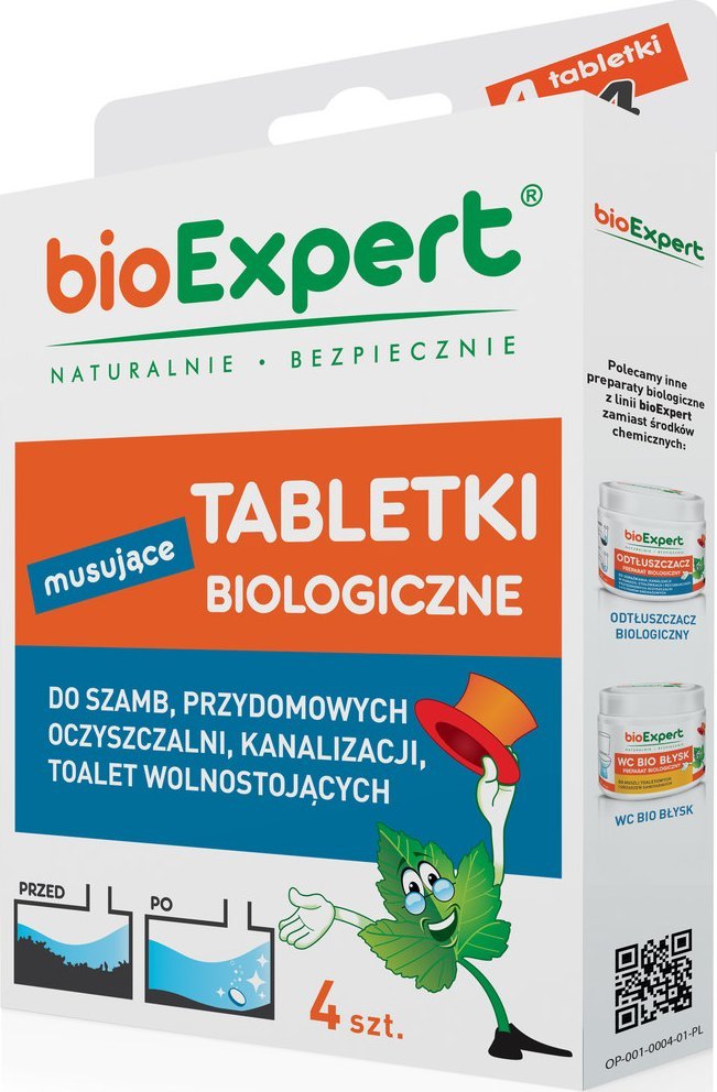 Eko House Tabletki biologiczne 4 szt. do szamb i przydomowych oczyszczalni ścieków