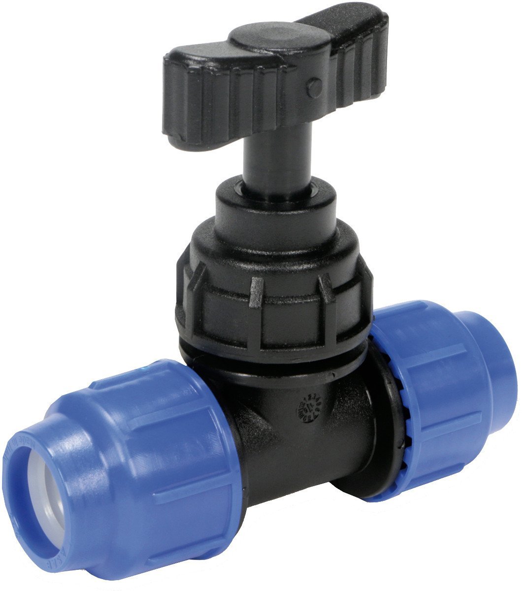 STOP COCK Ø25 PERLA BLUE