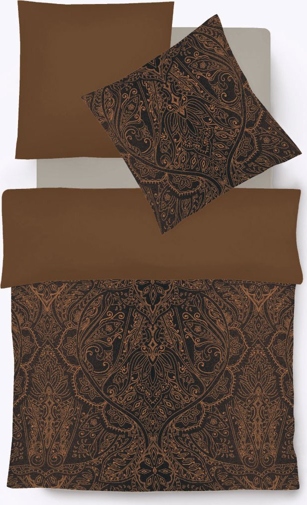 Fleuresse Pościel adamaszkowa 155x200 cm 484313/2 Messing