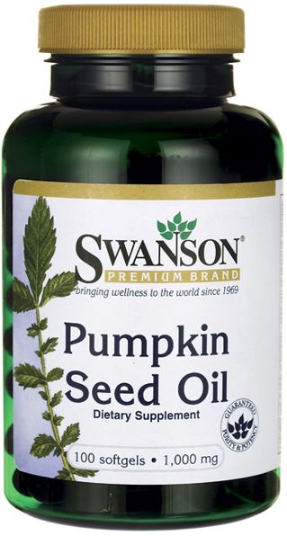 Swanson Swanson Olej z Pestek Dyni 100 kapsułek