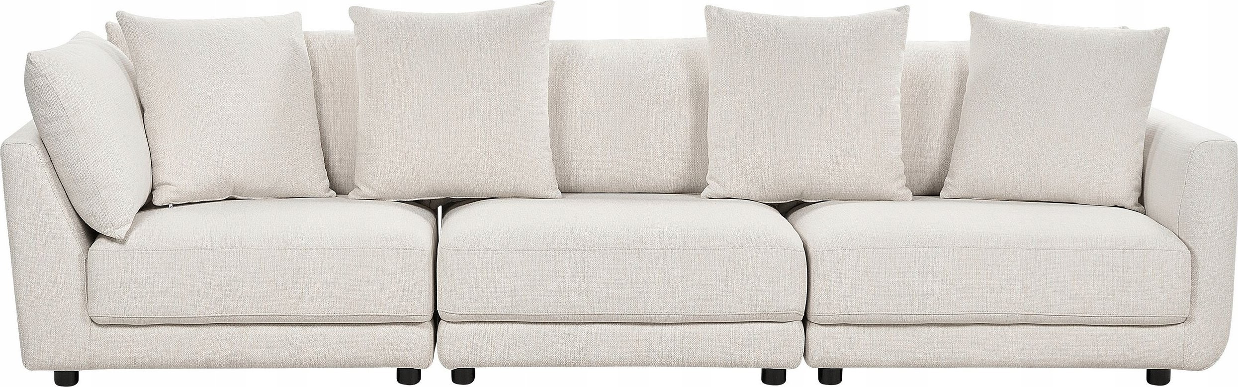 Beliani Sofa 3-osobowa złamana biel SIGTUNA