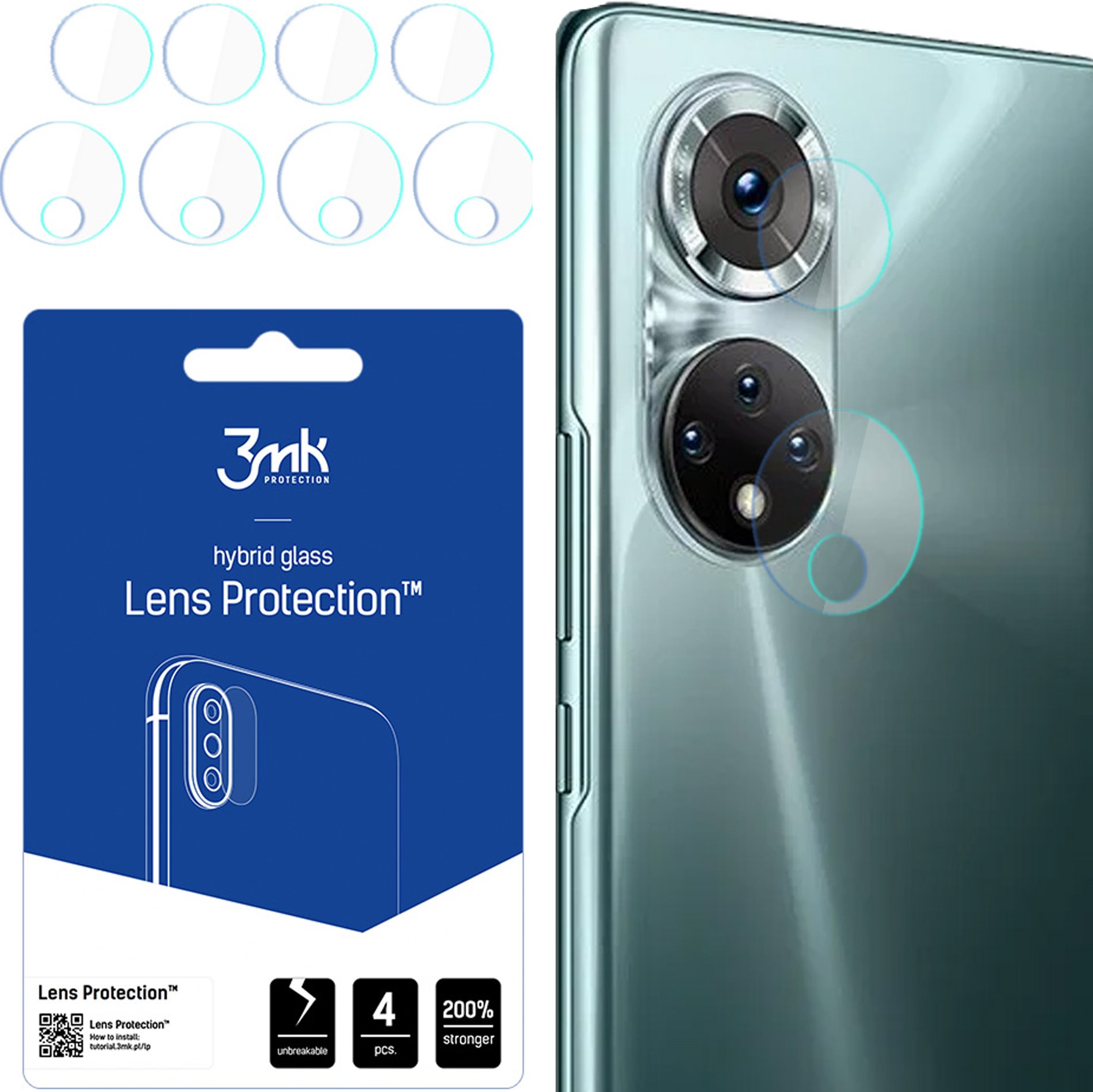 HONOR 50 PRO 5G - 3MK LENS PROTECTION