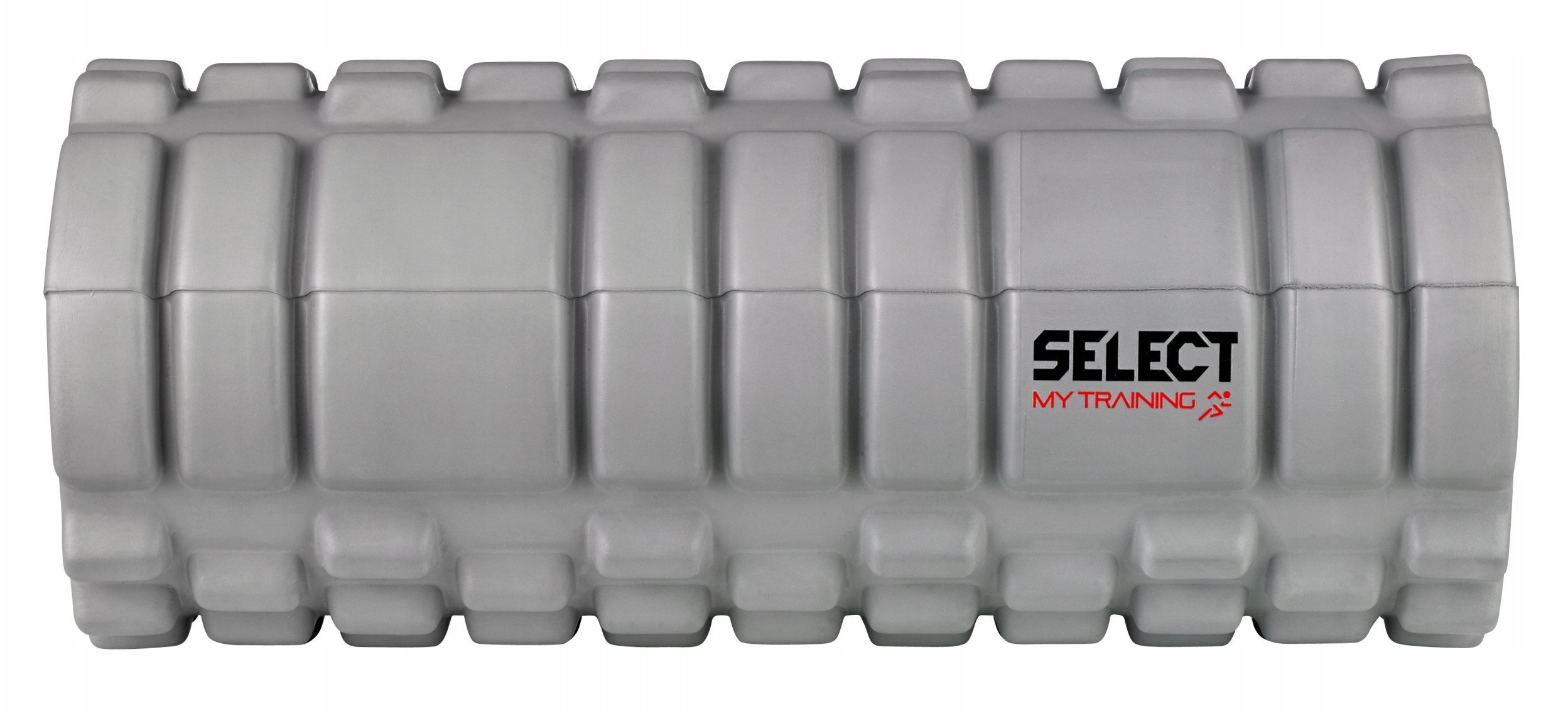 Wałek do masażu karbowany EVA 32x13.5cm szary